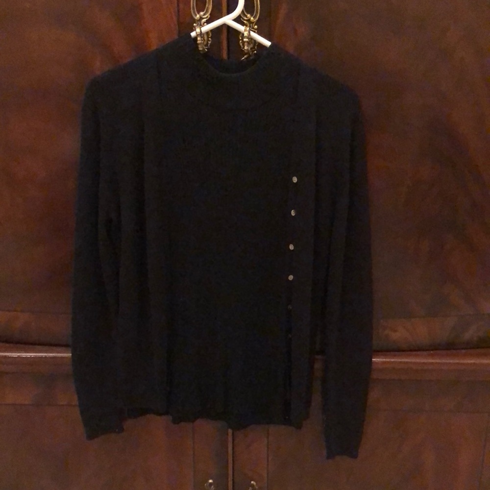 Leyla Mitra sweater set. Sleeveless shell and cardigan